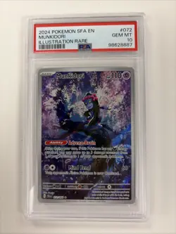 Munkidori Pokemon 072/064 Shrouded Fable Illustration Rare PSA 10 GEM MINT - Image 1