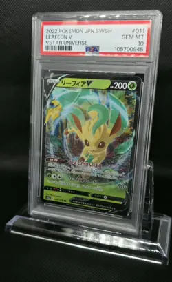 Pokemon: Leafeon V Star Universe SWSH 011/172 Sword & Shield JP PSA 10 - Image 1