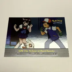 1999 Topps Pokemon Holo Foil EP9 The School of Hard Knocks Blue Logo - Image 1