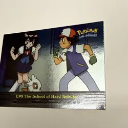 1999 Topps Pokemon Holo Foil EP9 The School of Hard Knocks Blue Logo - Image 3