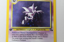 POKEMON Card FOSSIL 1st Edition HAUNTER #6/62 Holo Foil - Image 5