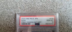 2024 One Piece PRB01 JP Manga Alternate Art #016 Nami PSA 10 GEM MINT - Image 4