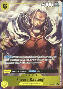 One Piece English - Silvers Rayleigh - Dash Pack Promo OP14-108 - R - NM - Image 1