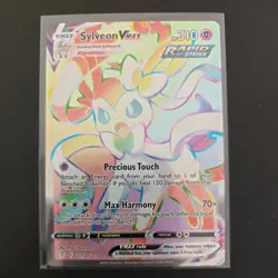 Pokemon Card | Sylveon Vmax 211/203 Evolving Skies Rainbow Rare - Image 1