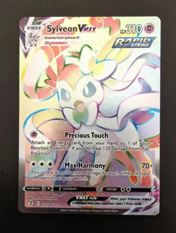 Pokemon Card | Sylveon Vmax 211/203 Evolving Skies Rainbow Rare - Image 2