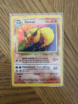 Pokemon TCG Flareon Jungle Holo Card 3/64 - Image 3