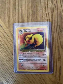 Pokemon TCG Flareon Jungle Holo Card 3/64 - Image 5