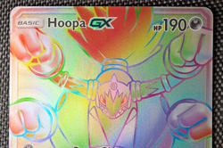 2019 Hoopa GX 187/181 Team Up Pokemon TCG Trading Card Game Rainbow - Image 3