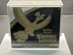 Pokemon TCG Shining Legends Elite Trainer Box Sealed ETB - No Tears w. Case - Image 1