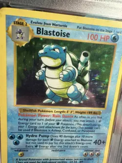 Pokemon Blastoise 2/102 Base Set Shadowless PSA 4 VG-EX - Image 3