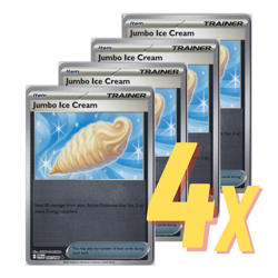 4x Jumbo Ice Cream PLAYSET x4 091/094 [Reverse Holo] Trainer Cards Pokemon TCG - Image 1