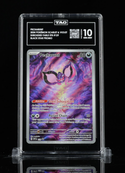 Pecharunt 129 Pokemon Scarlet & Violet Shrouded Fable ETB Promo TAG 10 GEM MINT - Image 1
