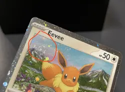 🍥 SWIRL Eevee 143/191 Cosmos Prize Pack Series 7 Play! Stamp Pokemon TCG NM 🍥 - Image 1