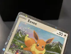 🍥 SWIRL Eevee 143/191 Cosmos Prize Pack Series 7 Play! Stamp Pokemon TCG NM 🍥 - Image 2