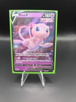 Pokemon TCG Mewtwo Gx, Mewtwo V, And Mew V 3 Card Rare Lot - Image 4
