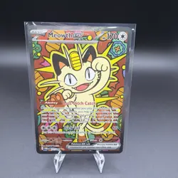 2026 Pokemon Perfect Order Meowth ex #121/088 SIR - Clean - PSA 10 CandidateU - Image 1