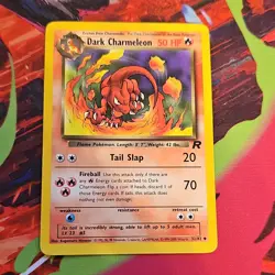 Pokemon TCG Dark Charmeleon Team Rocket Uncommon Regular Unlimited 32/82 50 HP - Image 1