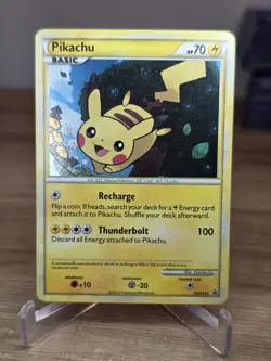 Pikachu HGSS03 Promo HGSS Black Star Promos Pokemon - Image 1