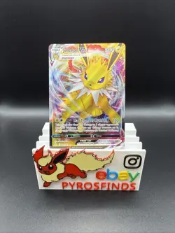 2021 Jolteon VMAX 051/203 Ultra Rare Holo NM SWSH07: Evolving Skies Pokemon - Image 1