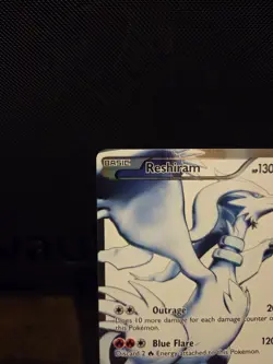 Pokemon TCG Reshiram 113/114 Black & White Base Full Art Holo 🌟NM/MINT🌟 2011 - Image 2