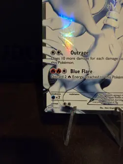 Pokemon TCG Reshiram 113/114 Black & White Base Full Art Holo 🌟NM/MINT🌟 2011 - Image 5