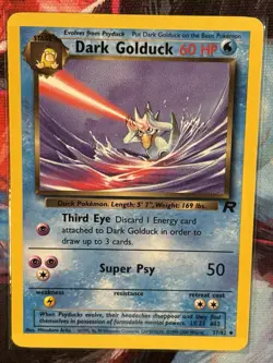 Pokemon - Dark Golduck 37/82 - Team Rocket Unlimited - VLP - Image 1