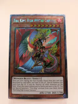 Fire King High Avatar Garunix (Platinum Secret Rare) RA04-EN194 Yu-Gi-Oh NM - Image 1