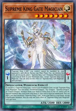 Supreme King Gate Magician AGOV-EN001 1st ED Yu-Gi-Oh! SUPER RARE - Image 1