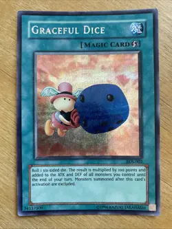 Yu-Gi-Oh! Yu-Gi-Oh TCG Graceful Dice EDS-002 Prismatic Secret Rare Holo - Image 1