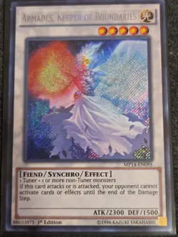 Yu-Gi-Oh! TCG Armades, Keeper of Boundaries - MP14-EN095 - VLP 1st Edition - Image 1