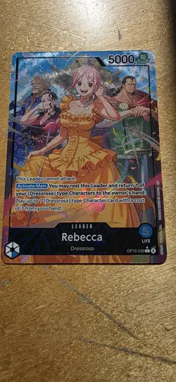 Rebecca - Alt Art Leader OP15-039 - English - One Piece Card Game - Image 1