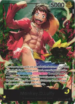 MONKEY.D.LUFFY (2ND ANNIVERSARY TOURNAMENT) ST13-003 NM - Image 1
