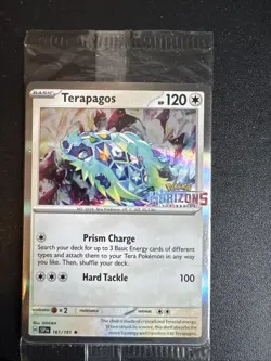 Pokemon TCG Terapagos 161/191 Sprigatito GameStop Promo Stamped Sealed Horizons - Image 1