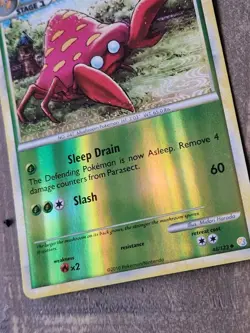 Parasect 48/123 Reverse Holo HeartGold SoulSilver Base Pokemon Card NM - Image 2
