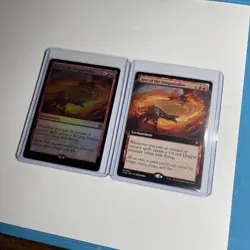 2x Lot Rite of the Dragoncaller (Extended Art) Foundations And Regular Foil - Image 1