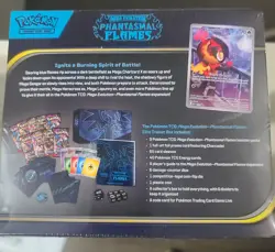 Pokemon TCG Mega Evolution Phantasmal Flames Elite Trainer Box Sealed - Image 3