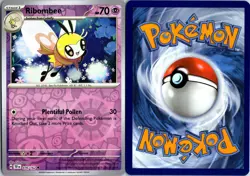 Ribombee 076/162 Uncommon Temporal Forces Pokemon Reverse Holo Near Mint - Image 3