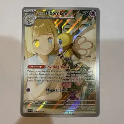 Lillie's Ribombee - 164/159 (Pokemon TCG, Journey Together, IR, English) - Image 1