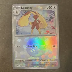 Lopunny 084/131 Pokeball Holo SV: Prismatic Evolutions Pokemon TCG NM - Image 1
