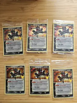 Pokemon Greninja Gold Star x 6 (5 sealed, 1 open) SWSH144 Celebrations Promo - Image 1