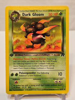 Dark Gloom 36/82 Uncommon 1st Edition Team Rocket Pokemon 1768 - Image 1