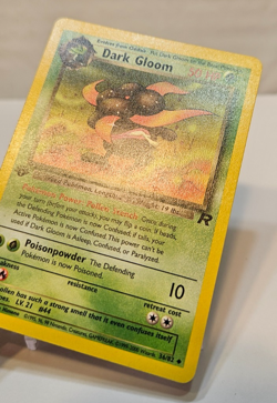 Dark Gloom 36/82 Uncommon 1st Edition Team Rocket Pokemon 1768 - Image 3