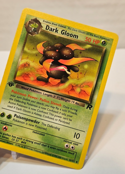 Dark Gloom 36/82 Uncommon 1st Edition Team Rocket Pokemon 1768 - Image 4