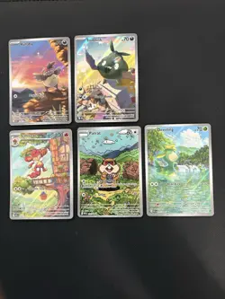 Pokemon TCG White Flare Illustration Rare Lot Of 5 - Image 1