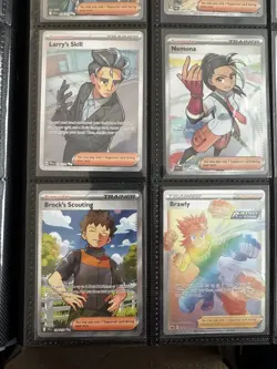 Pokemon Trainer Bundle - 9 Full Art / Rainbow Rares - Carmine Brock Brawly More - Image 5