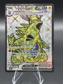 Pokemon TCG Tyranitar ex 211/197 SV03 Obsidian Flames Ultra Rare Full Art Holo - Image 1