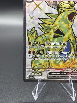 Pokemon TCG Tyranitar ex 211/197 SV03 Obsidian Flames Ultra Rare Full Art Holo - Image 4