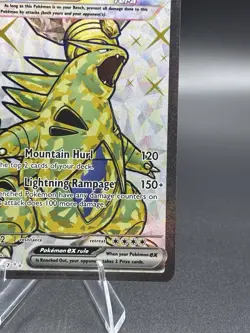 Pokemon TCG Tyranitar ex 211/197 SV03 Obsidian Flames Ultra Rare Full Art Holo - Image 5