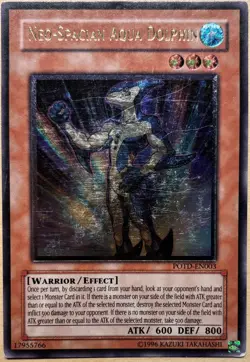YuGiOh Neo-spacian Aqua Dolphin POTD-EN003 Unlimited Ultimate Rare HP - Image 1