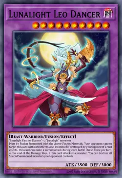 Lunalight Leo Dancer RA04-EN053 1st ED Yu-Gi-Oh! SUPER RARE - Image 1
